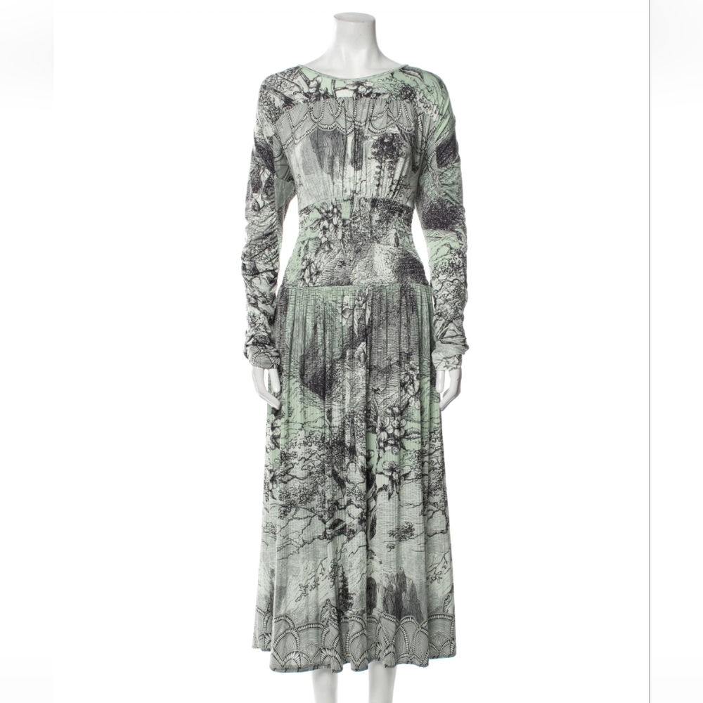 BEATRICE B Printed Midi Length DressSize: XXL